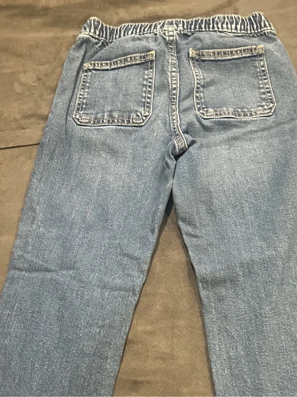 Kids OLD NAVY Blue Drawstring Waist Jeans size 8❤️